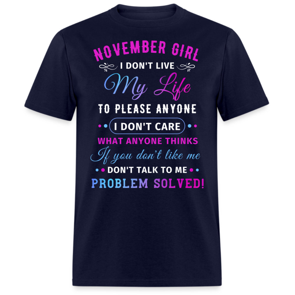 NOVEMBER GIRL UNISEX SHIRT