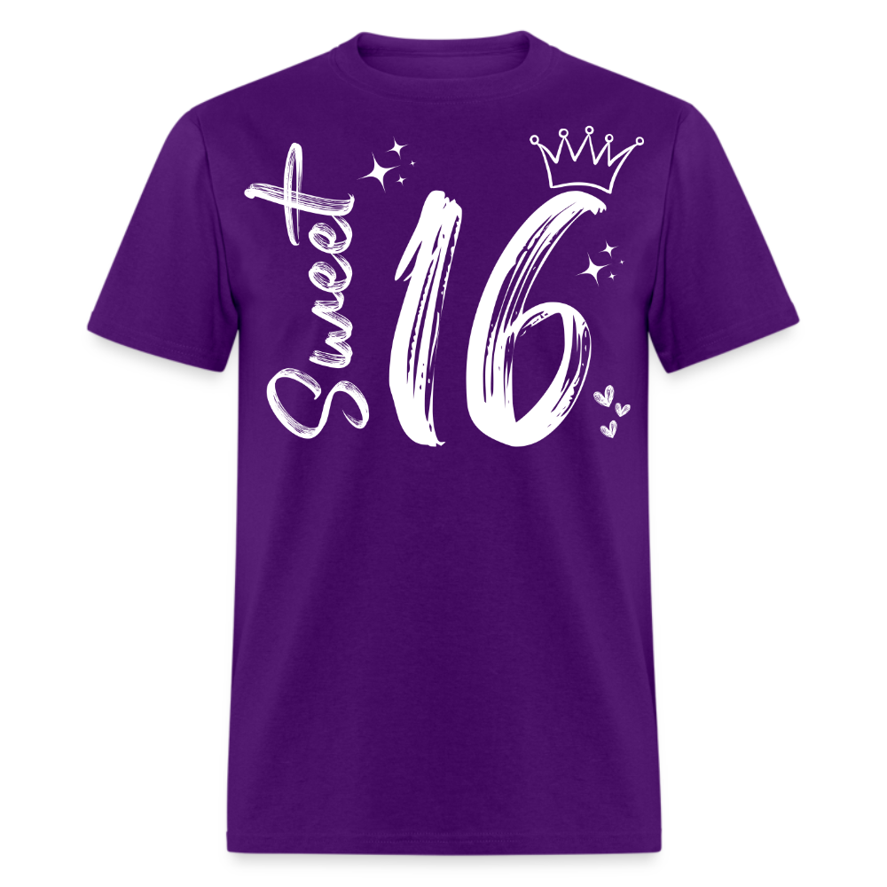 SWEET 16 BIRTHDAY UNISEX SHIRT