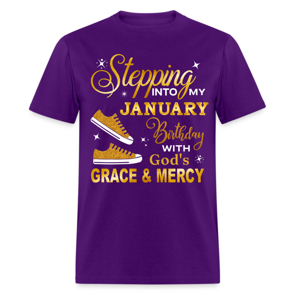 JANUARY GOD'S GRACE UNISEX SHIRT (WITHOUT DATE)
