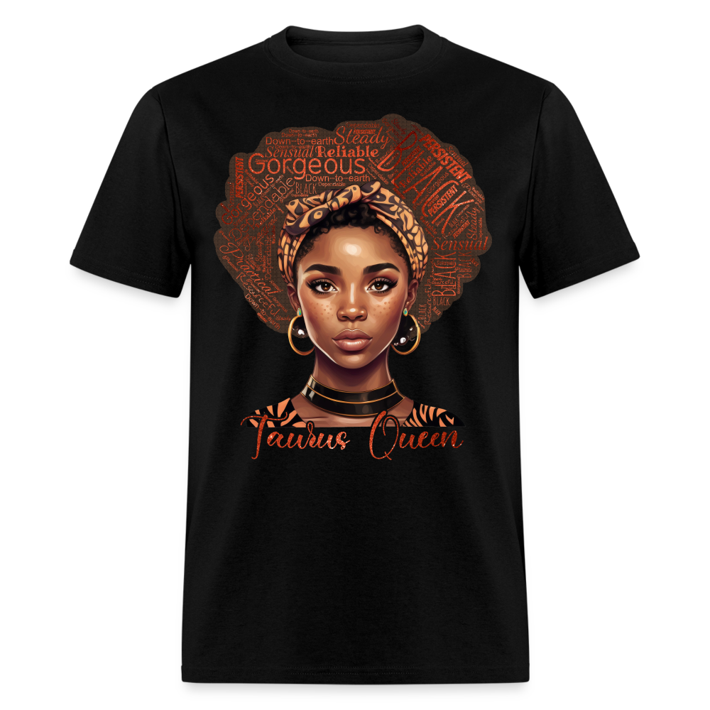 BLACK TAURUS QUEEN UNISEX SHIRT
