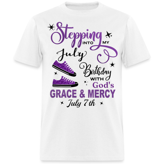 STEPPING JULY 07 UNISEX SHIRT