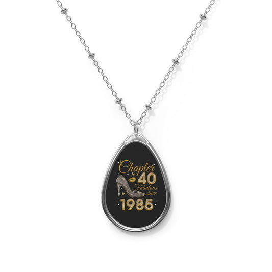 GOLDEN CHAPTER 40-1985 OVAL NECKLACE