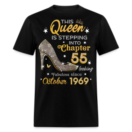 GOLDEN QUEEN STEPPING INTO CHAPTER 55 OCTOBER 1969 UNISEX SHIRT