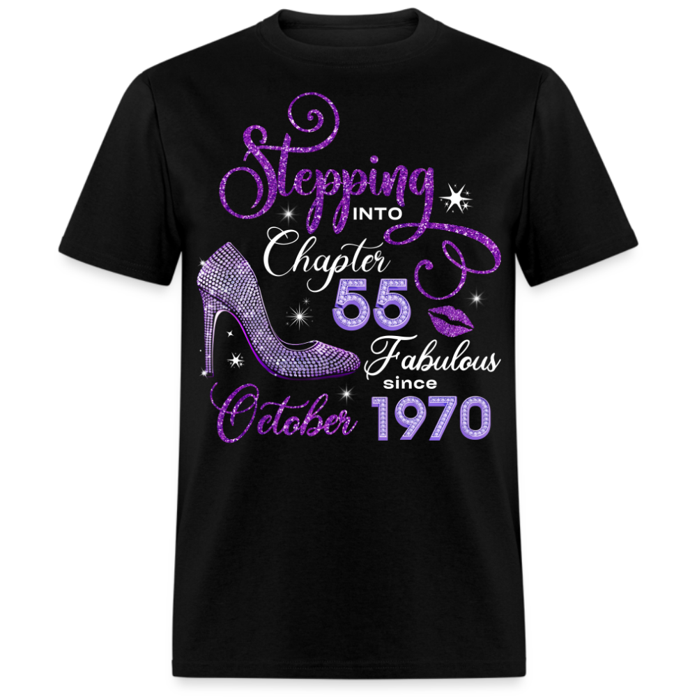 STEPPING INTO CHAPTER 55 FAB SINCE OCTOBER 1970 UNISEX SHIRT