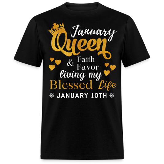 10TH JANUARY QUEEN FAITH AND FAVOR UNISEX SHIRT