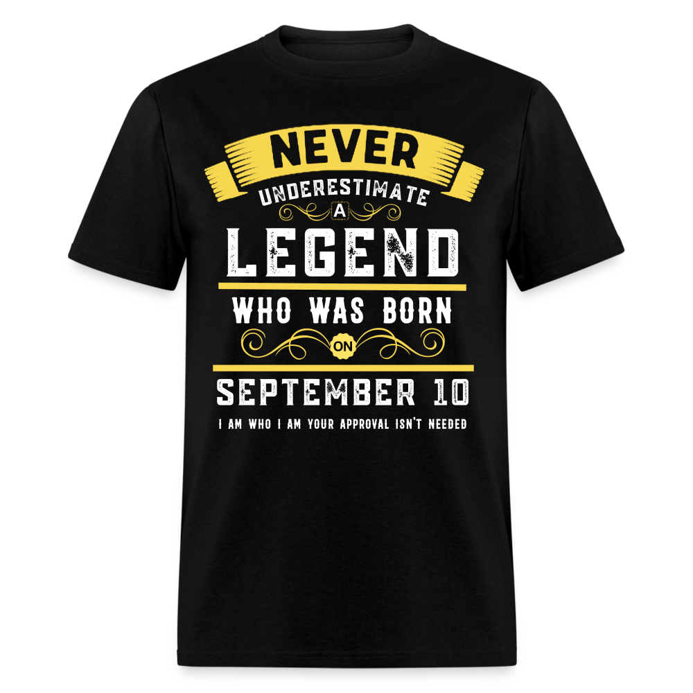 SEPTEMBER 10 LEGEND UNISEX SHIRT