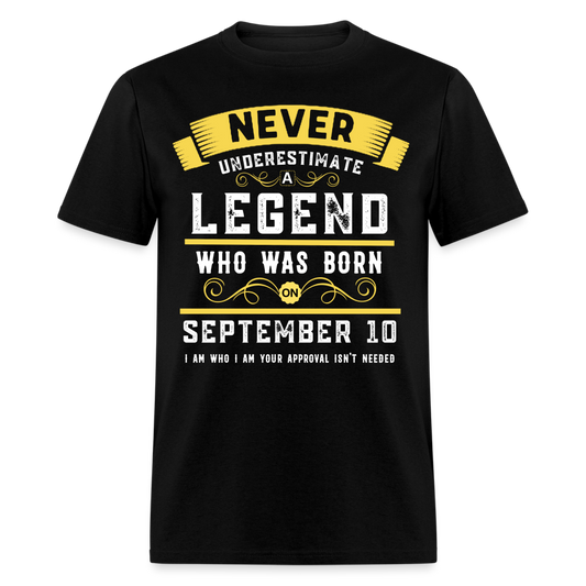 SEPTEMBER 10 LEGEND UNISEX SHIRT