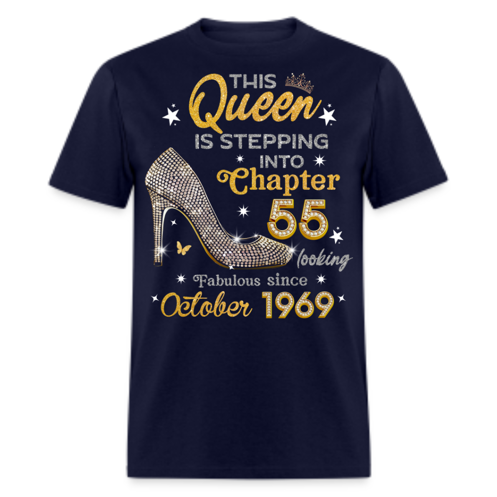 GOLDEN QUEEN STEPPING INTO CHAPTER 55 OCTOBER 1969 UNISEX SHIRT