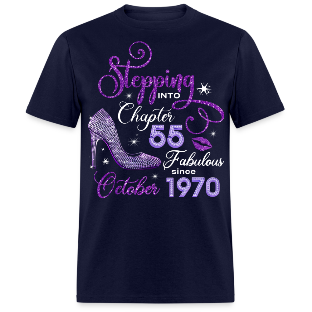 STEPPING INTO CHAPTER 55 FAB SINCE OCTOBER 1970 UNISEX SHIRT