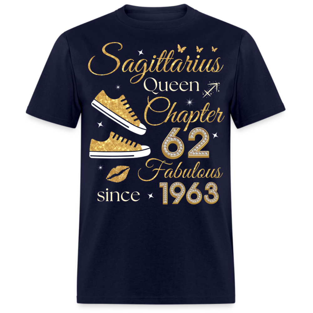 SAGITTARIUS QUEEN CHAPTER 62 FAB SINCE 1963 UNISEX SHIRT