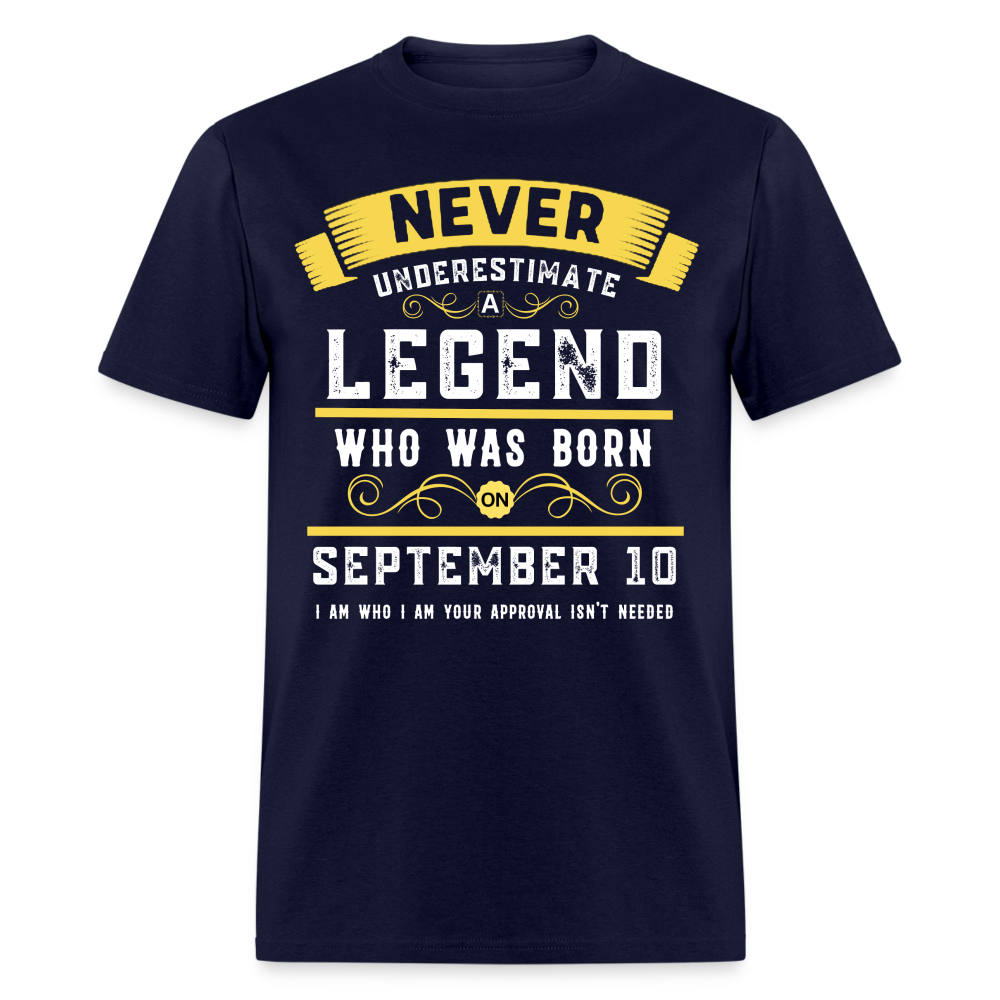 SEPTEMBER 10 LEGEND UNISEX SHIRT