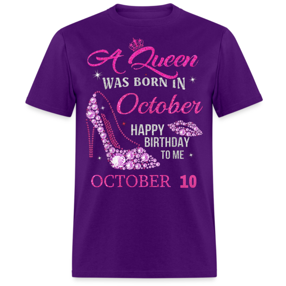 10TH OCTOBER QUEEN UNISEX SHIRT