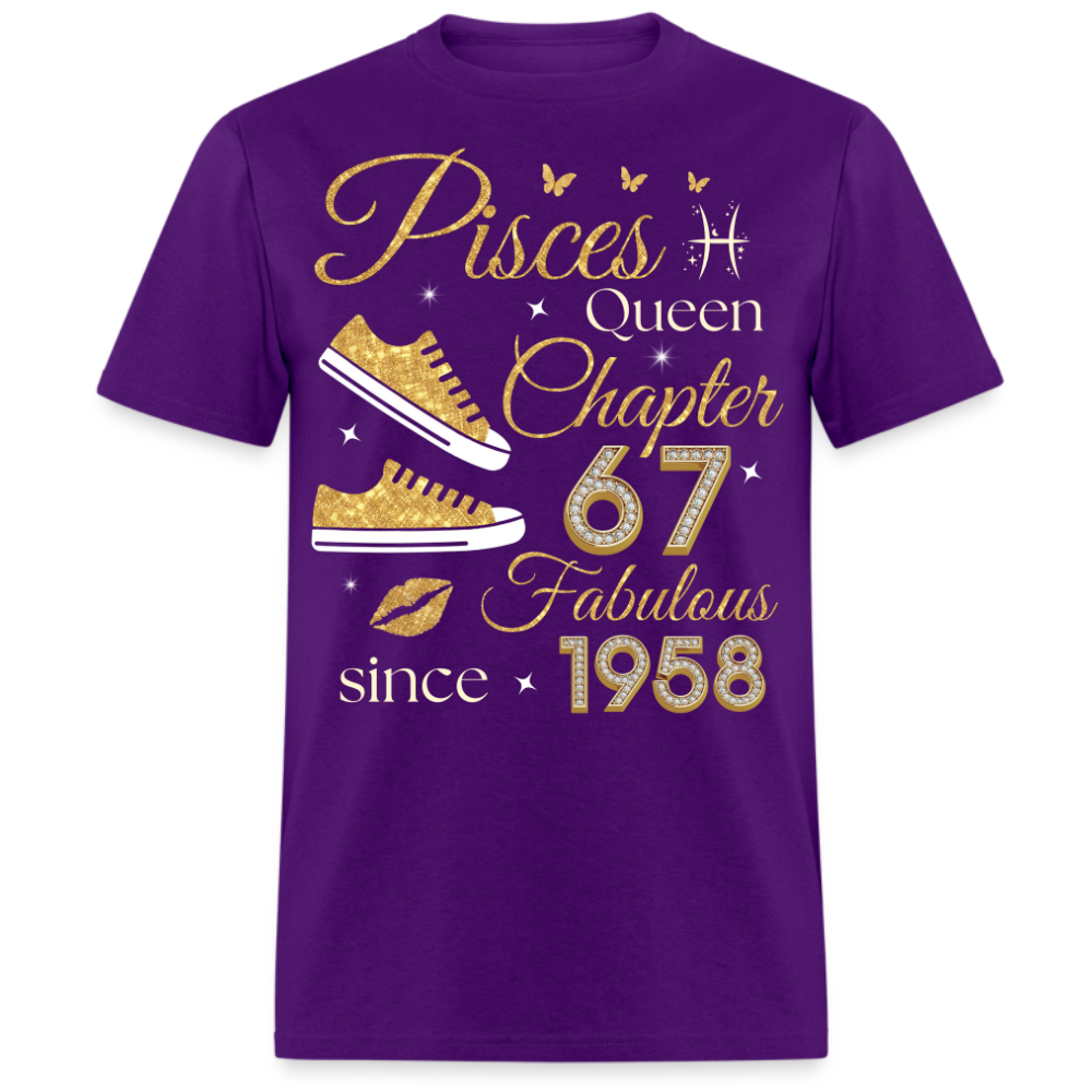 PISCES QUEEN CHAPTER 67 FAB SINCE 1958 UNISEX SHIRT