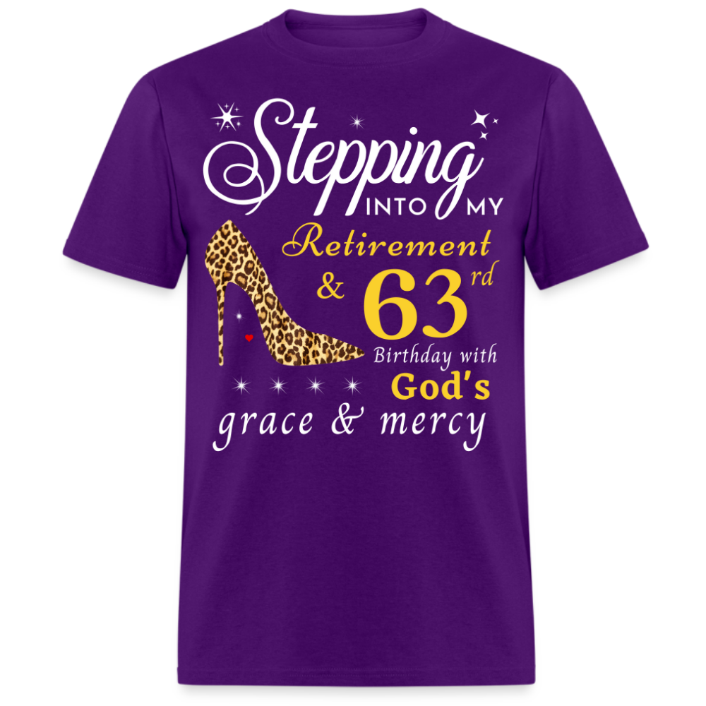 RETIREMENT 63RD BIRTHDAY UNISEX SHIRT