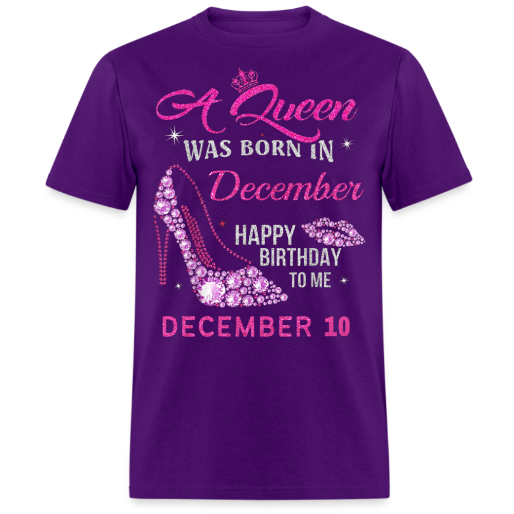 10TH DECEMBER QUEEN UNISEX SHIRT