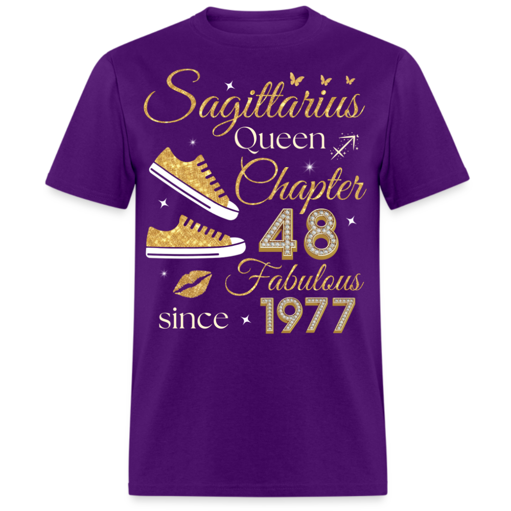 SAGITTARIUS QUEEN CHAPTER 48 FAB SINCE 1977 UNISEX SHIRT