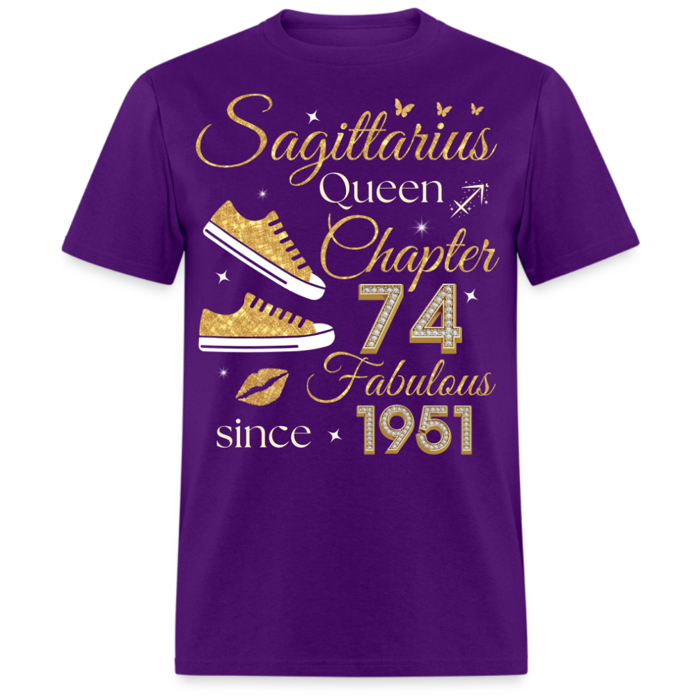 SAGITTARIUS QUEEN CHAPTER 74 FAB SINCE 1951 UNISEX SHIRT