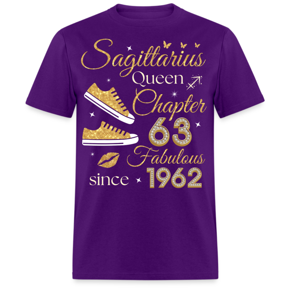 SAGITTARIUS QUEEN CHAPTER 63 FAB SINCE 1962 UNISEX SHIRT