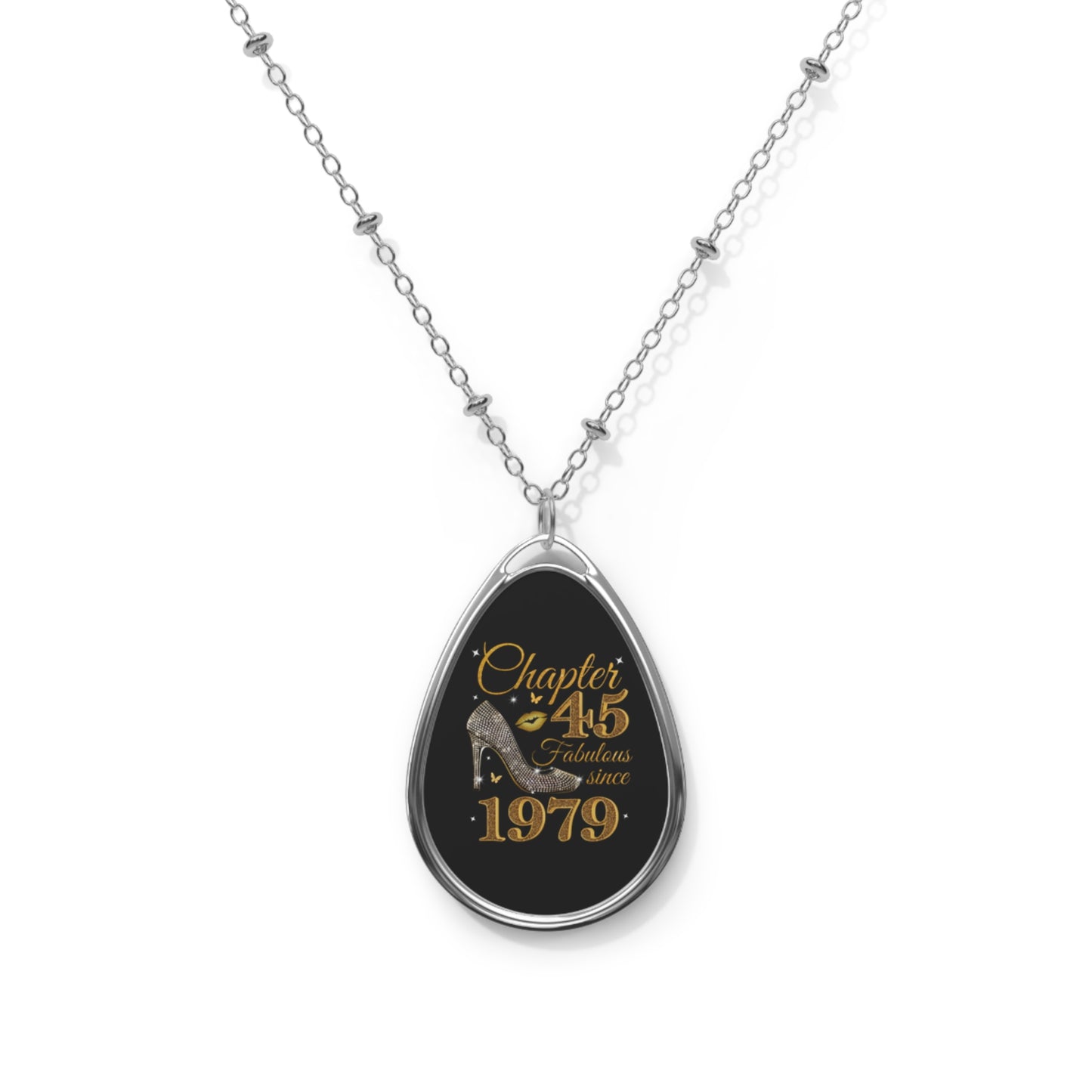 CHAPTER 45 FAB SINCE 1979 OVAL NECKLACE