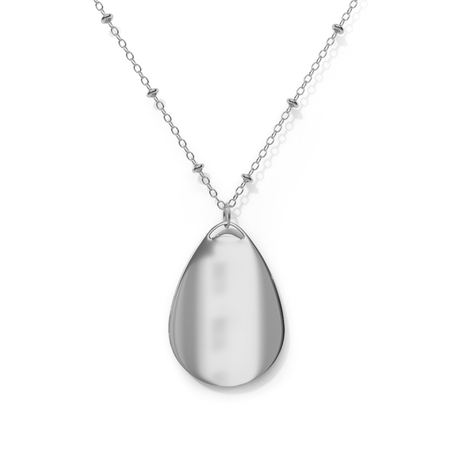 STEPPING NOVEMBER OVAL NECKLACE