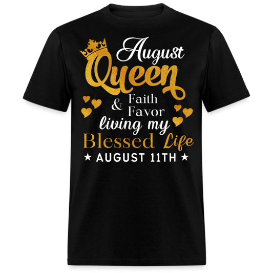 11TH AUGUST QUEEN FAITH AND FAVOR UNISEX SHIRT