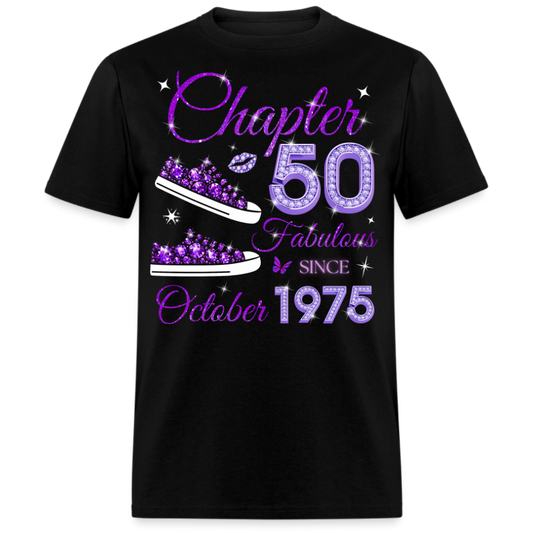 PURPLE CHAPTER 50 FAB SINCE OCTOBER 1975 (SNEAKER) UNISEX SHIRT