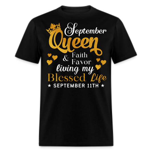 11TH SEPTEMBER QUEEN FAITH AND FAVOR UNISEX SHIRT