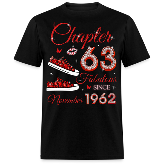 CHAPTER 63 FAB SINCE NOVEMBER 1962 (SNEAKER) UNISEX SHIRT