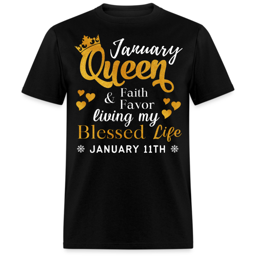 11TH JANUARY QUEEN FAITH AND FAVOR UNISEX SHIRT