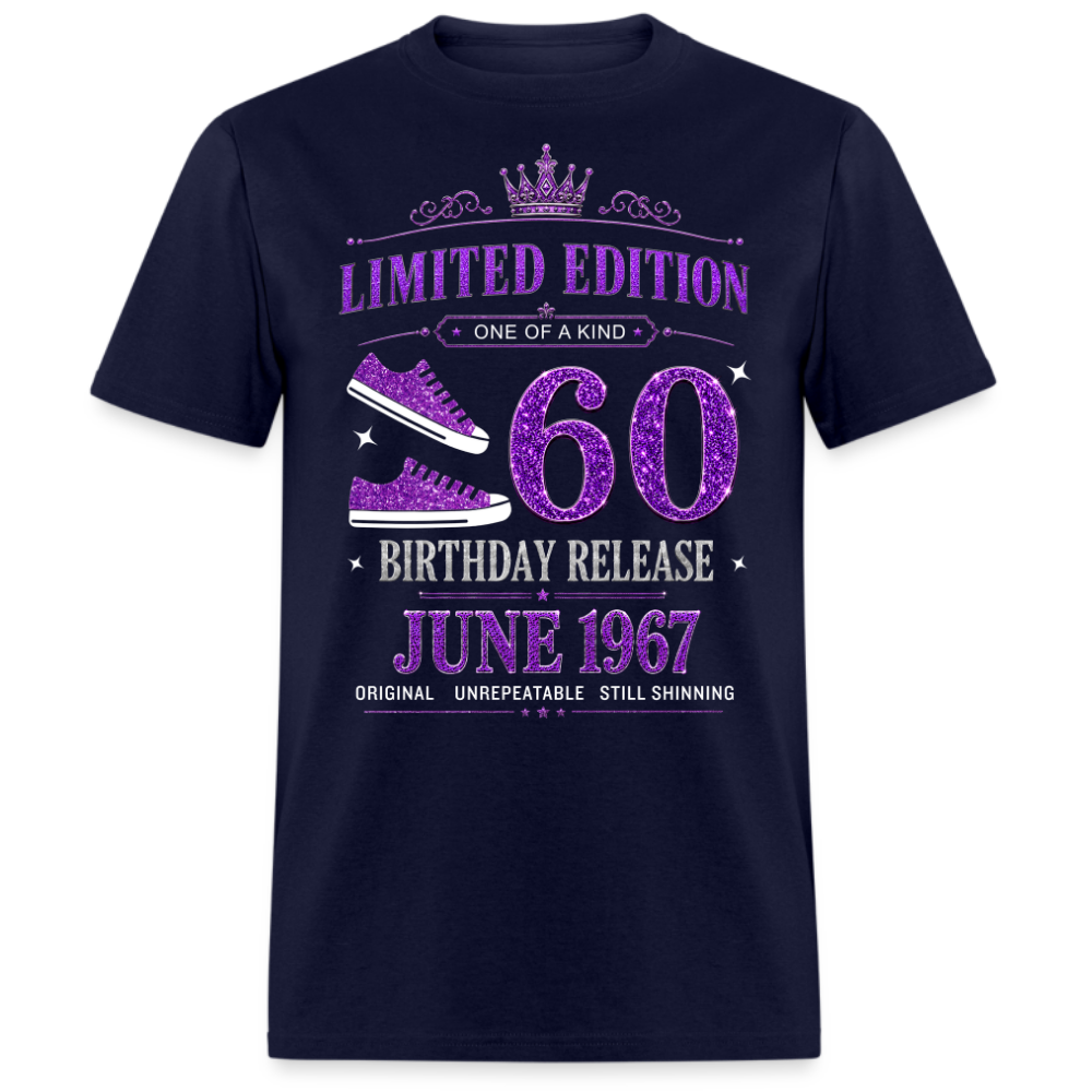 60TH BIRTHDAY RELEASE JUNE 1967 UNISEX SHIRT