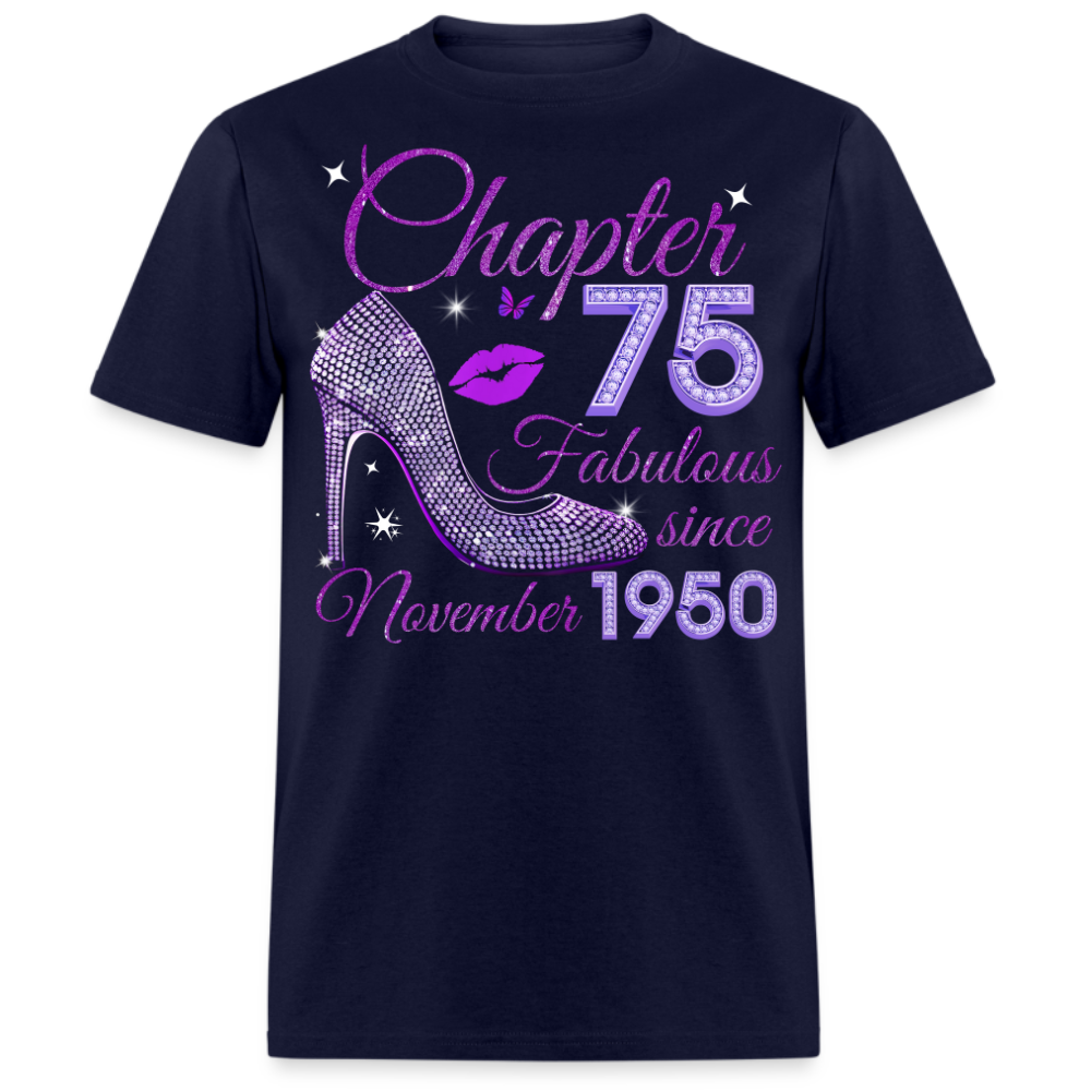 CHAPTER 75 FABULOUS SINCE NOVEMBER 1950 UNISEX SHIRT