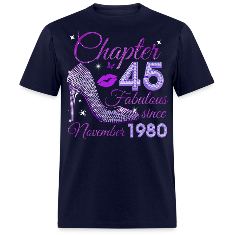 CHAPTER 45 FABULOUS SINCE NOVEMBER 1980 UNISEX SHIRT