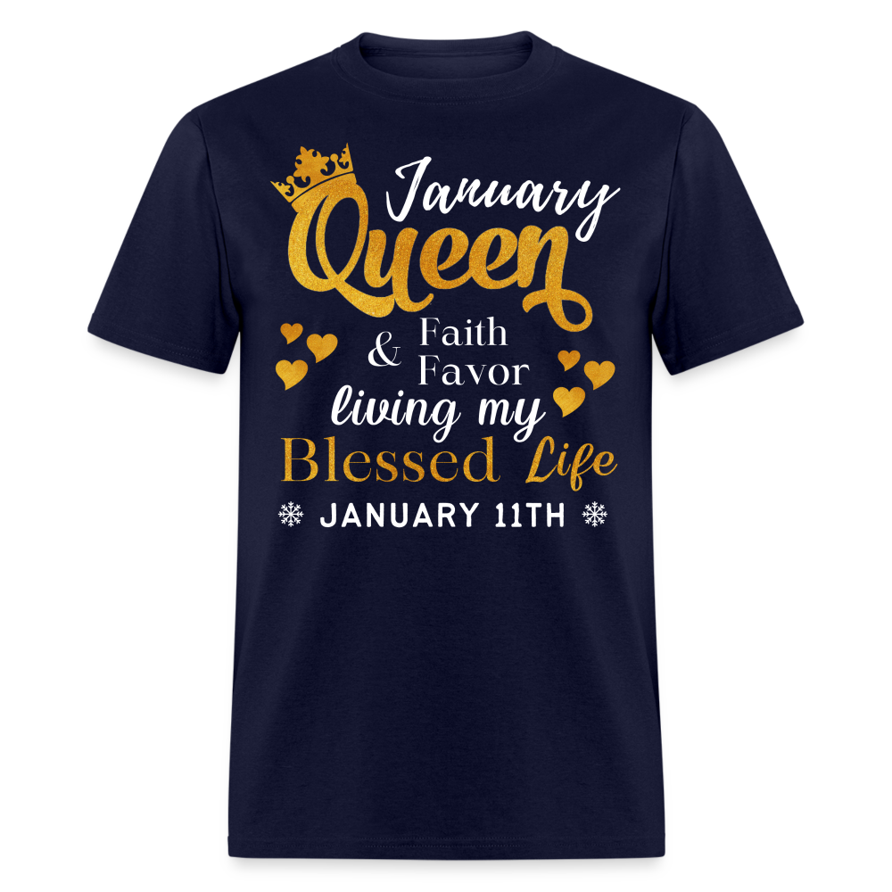 11TH JANUARY QUEEN FAITH AND FAVOR UNISEX SHIRT