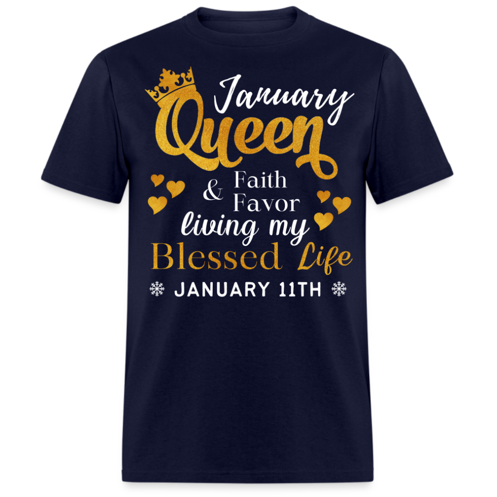 11TH JANUARY QUEEN FAITH AND FAVOR UNISEX SHIRT