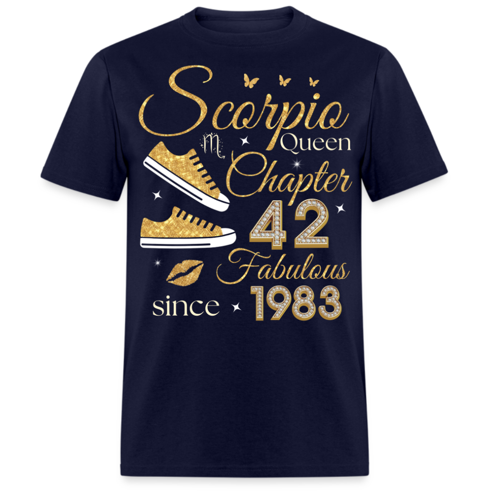 SCORPIO QUEEN CHAPTER 42 FAB SINCE 1983 UNISEX SHIRT