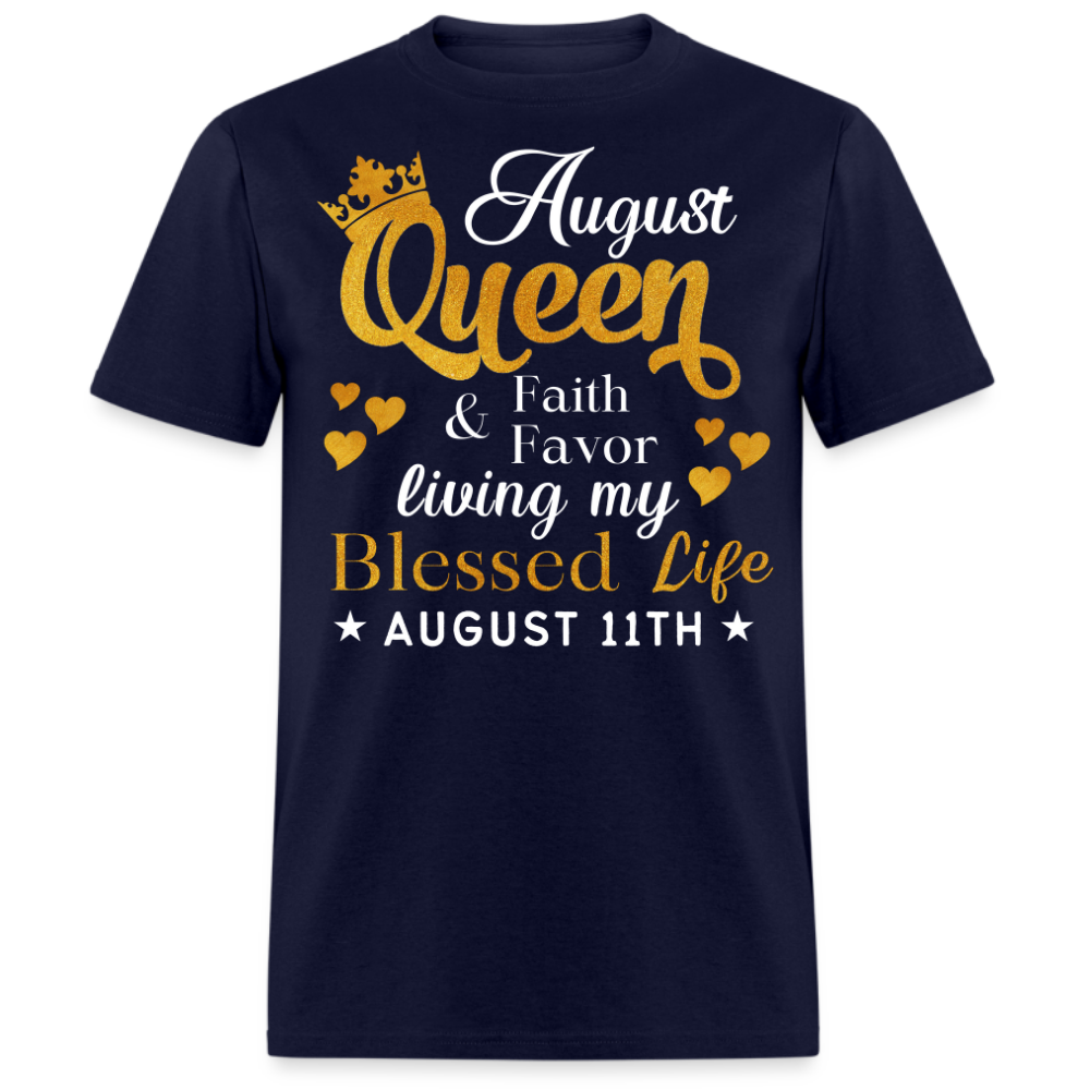 11TH AUGUST QUEEN FAITH AND FAVOR UNISEX SHIRT