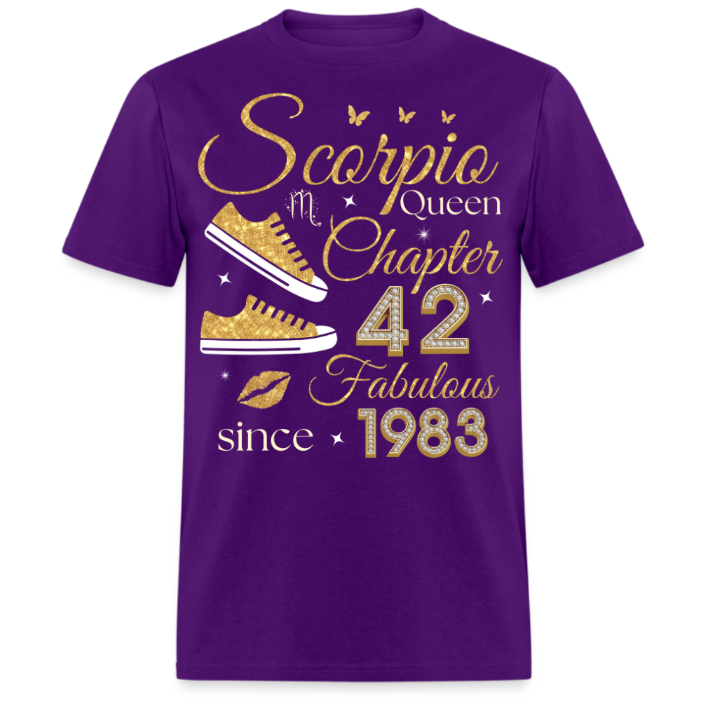 SCORPIO QUEEN CHAPTER 42 FAB SINCE 1983 UNISEX SHIRT