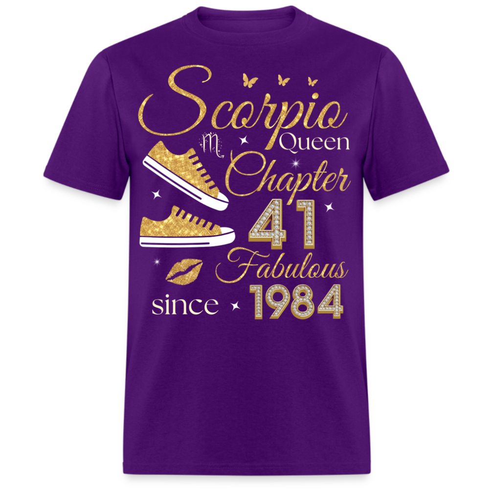 SCORPIO QUEEN CHAPTER 41 FAB SINCE 1984 UNISEX SHIRT