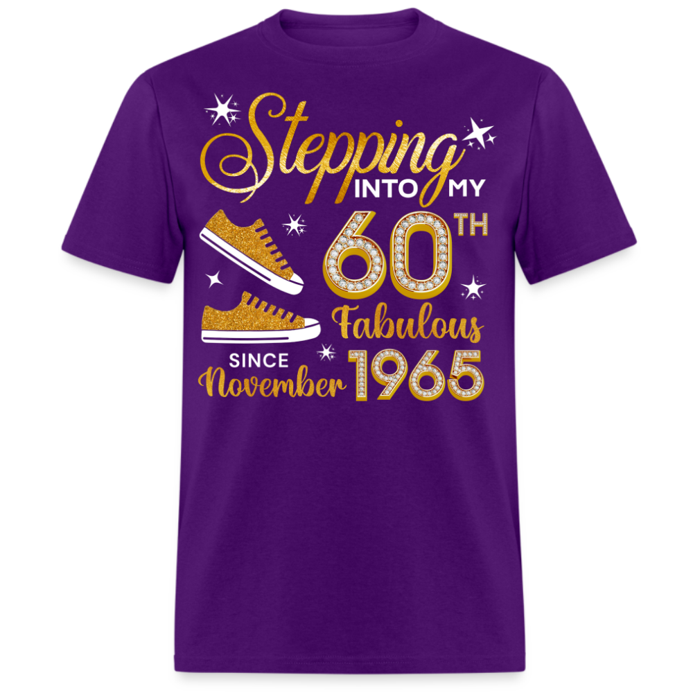 60TH FAB SINCE NOVEMBER 1965 UNISEX SHIRT