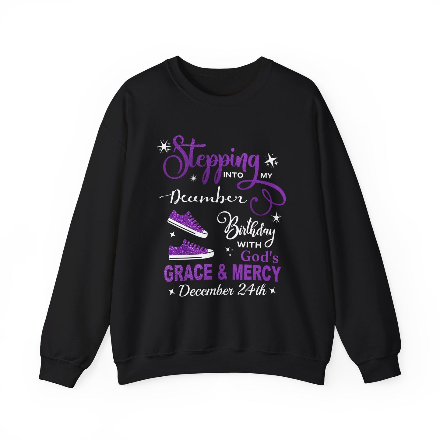 24TH DECEMBER GRACE & MERCY HEAVY BLEND UNISEX SWEATSHIRT