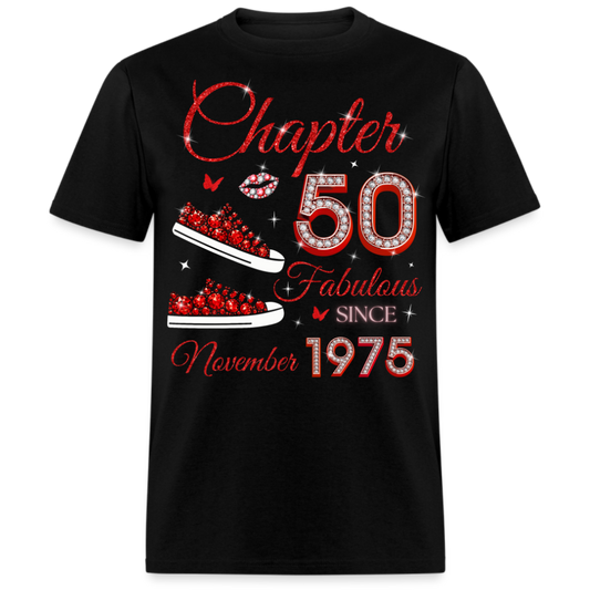 CHAPTER 50 FAB SINCE NOVEMBER 1975 (SNEAKER) UNISEX SHIRT