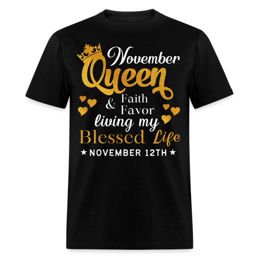 12TH NOVEMBER QUEEN FAITH AND FAVOR UNISEX SHIRT