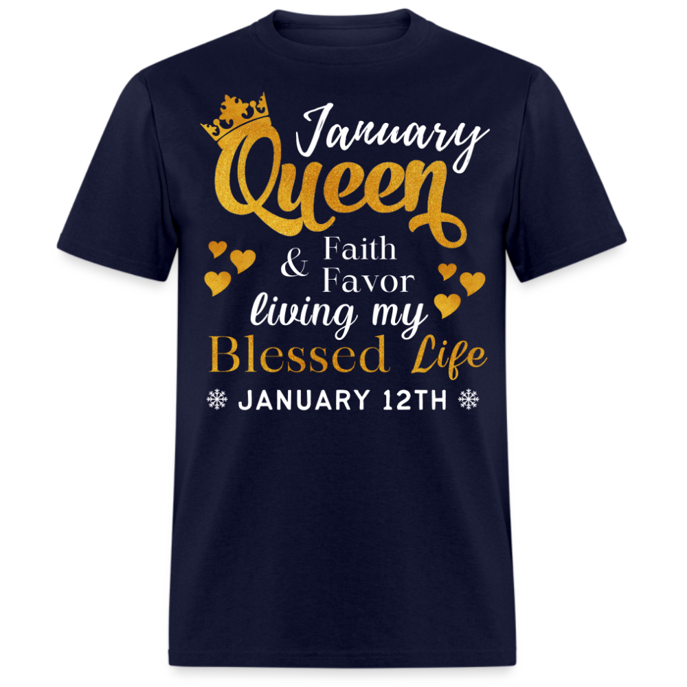 12TH JANUARY QUEEN FAITH AND FAVOR UNISEX SHIRT