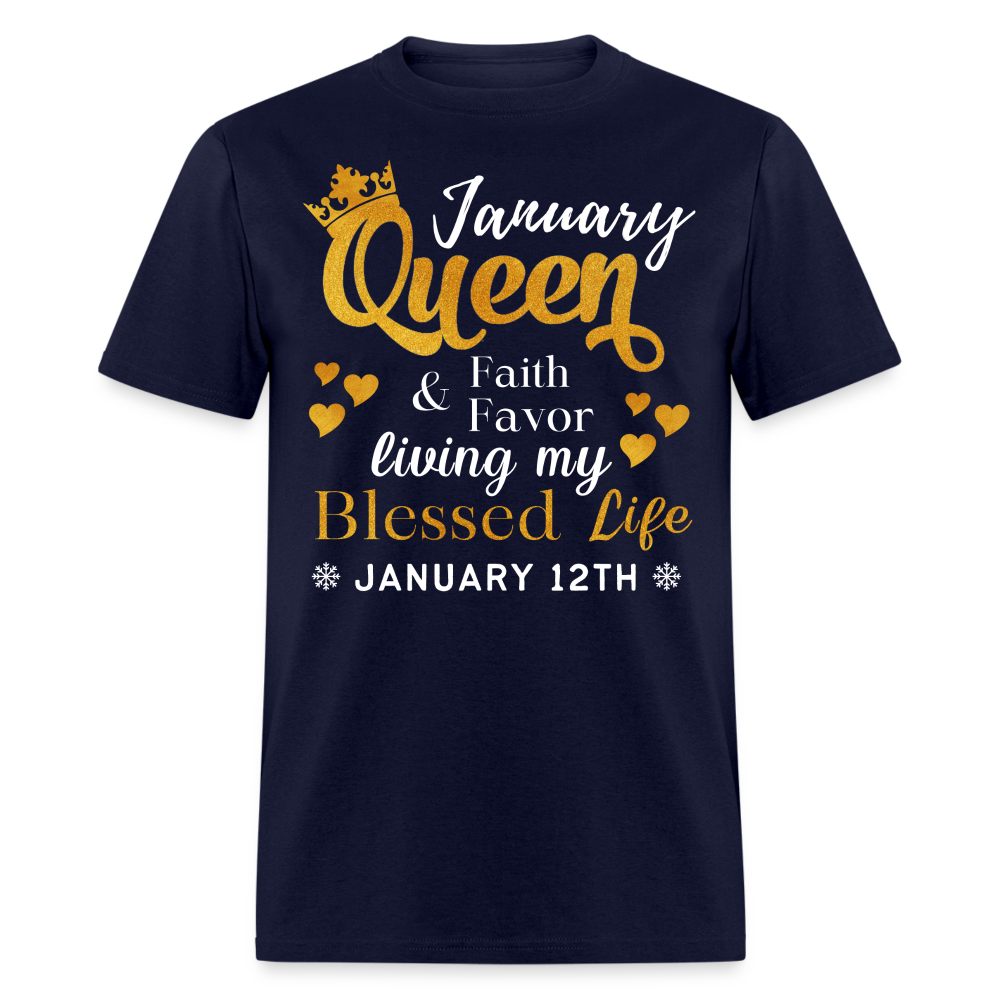 12TH JANUARY QUEEN FAITH AND FAVOR UNISEX SHIRT