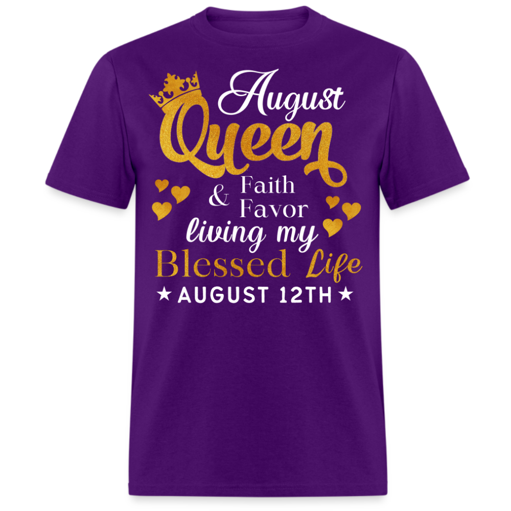 12TH AUGUST QUEEN FAITH AND FAVOR UNISEX SHIRT