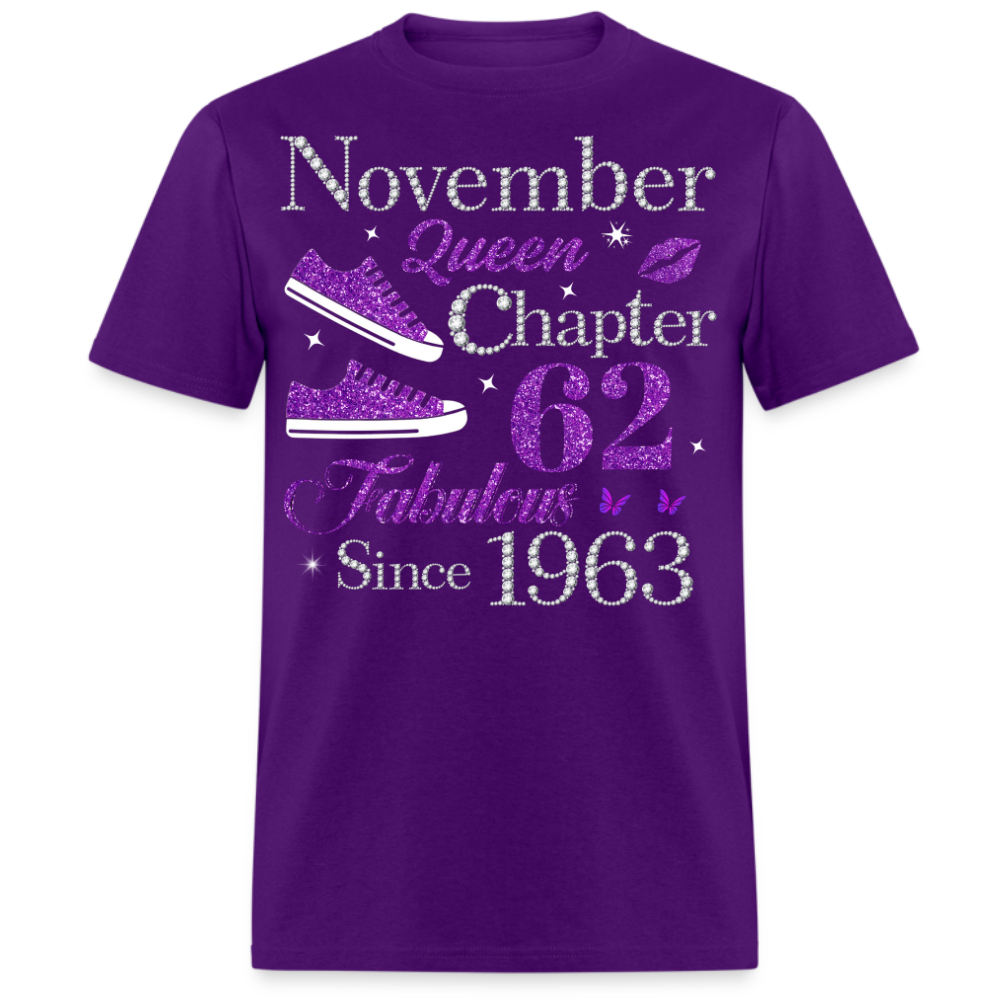 NOVEMBER QUEEN CHAPTER 62 FAB SINCE 1963 UNISEX SHIRT