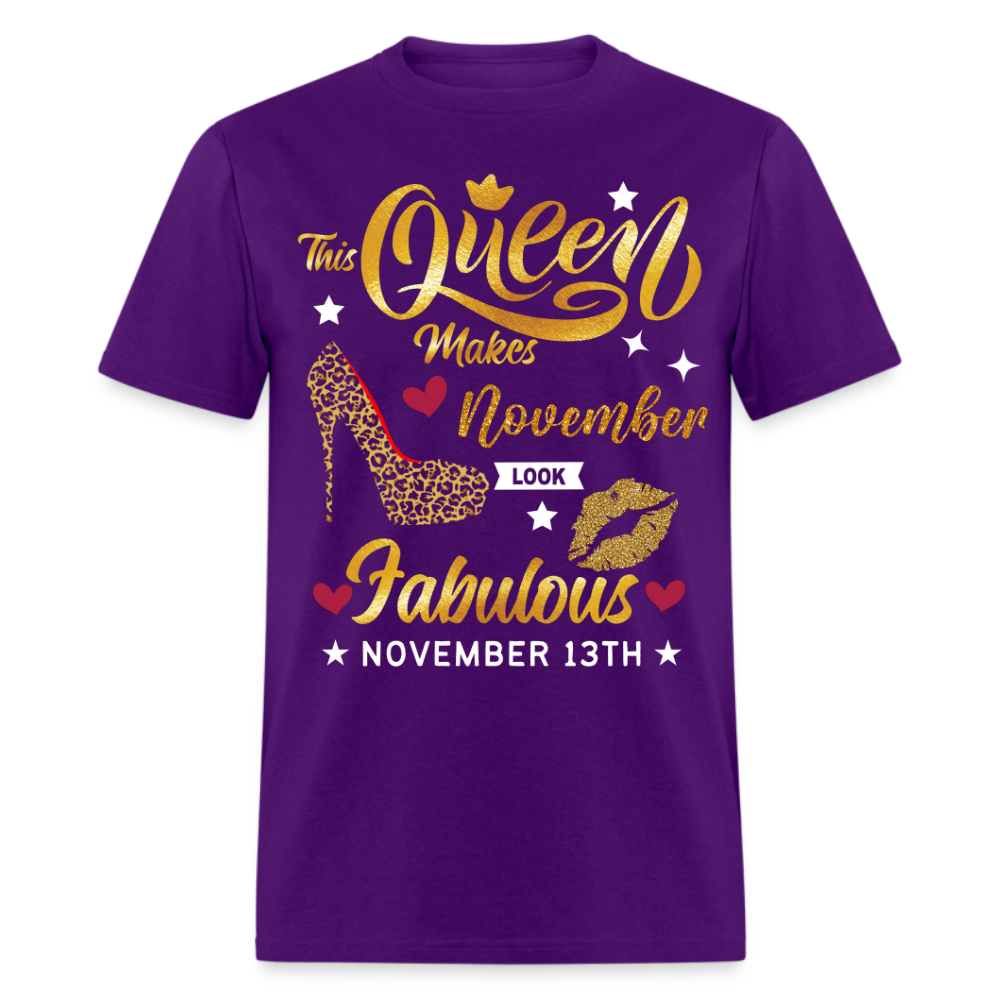 QUEEN FAB 13TH NOVEMBER UNISEX SHIRT