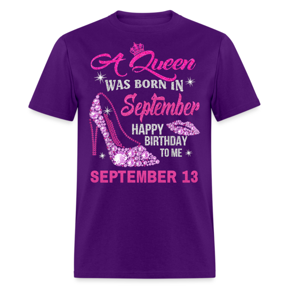 13TH SEPTEMBER QUEEN UNISEX SHIRT