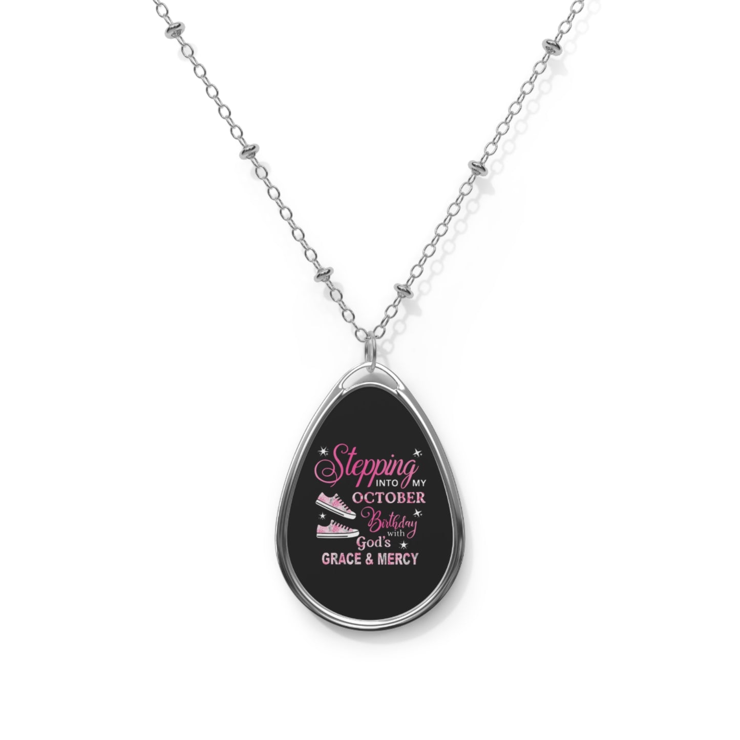 OCTOBER GRACE OVAL NECKLACE