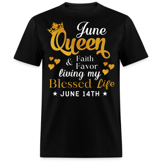 14TH JUNE QUEEN FAITH AND FAVOR UNISEX SHIRT